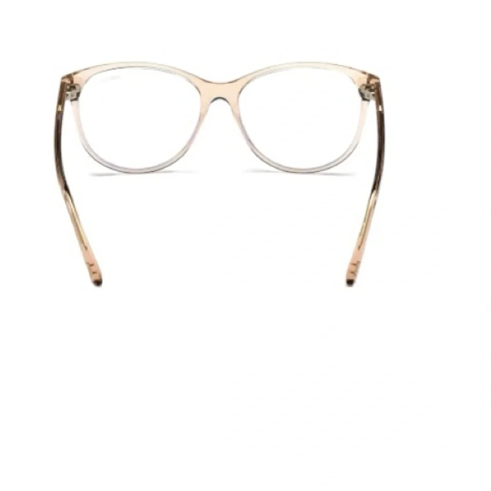 Tom Ford TF5544B FT5544B Crystal Beige Pink Plastic Eyeglasses Frame 53-15-140